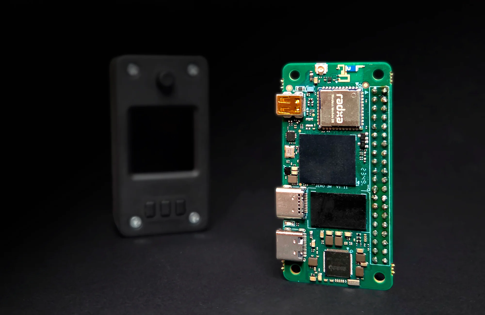 USBridge hardware architecture block diagram detailing the internal SoC, memory, and interface layout